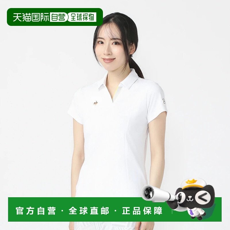 日本直邮le coq GOLF-Le Coq Sportif高尔夫女子高尔夫服装短袖衬