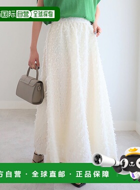 日本直邮GeeRA 薄纱连帽喇叭裙 [R04609EW12649]半身裙a字裙