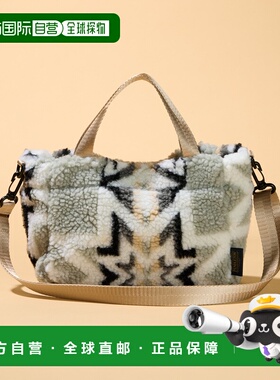 1h可退 日本直邮PENDLETON 男女同款 绒面提花2WAY斜挎包 手提便