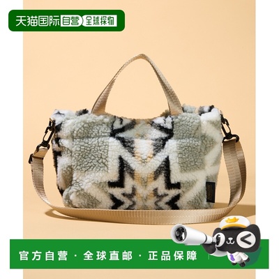 1h可退 日本直邮PENDLETON 男女同款 绒面提花2WAY斜挎包 手提便