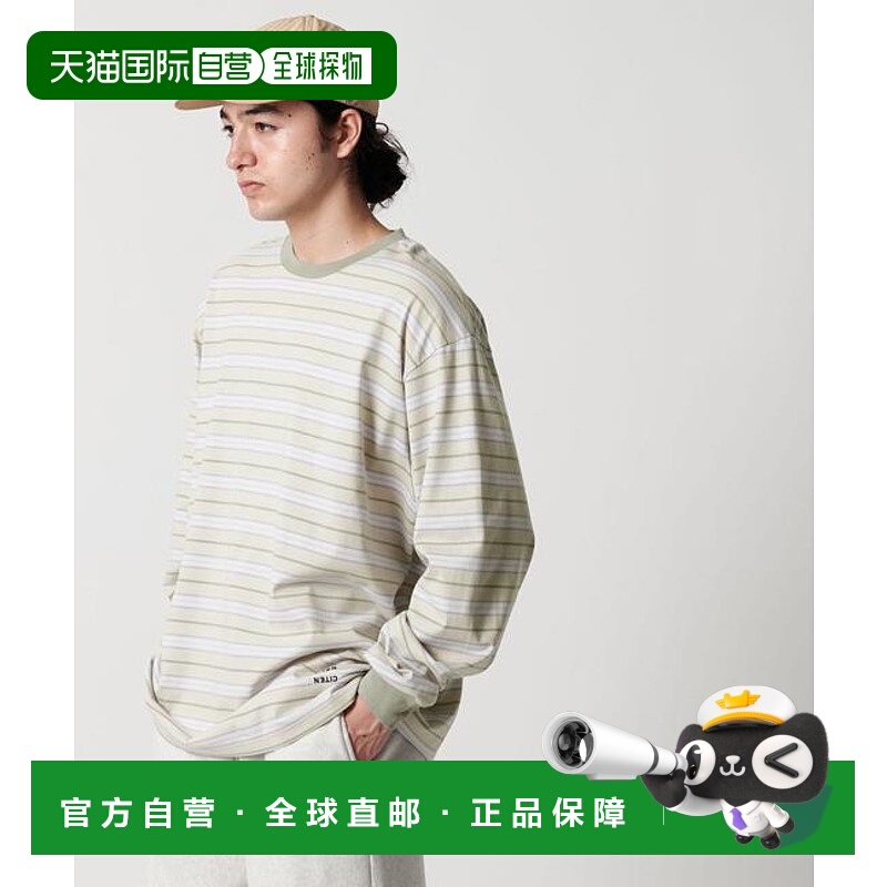 1h可退 日本直邮CITEN 随机条纹长袖T恤上衣男装