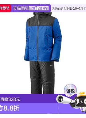 日本直邮Shimano 基本款隔热雨衣 01L 码蓝色RB-057X