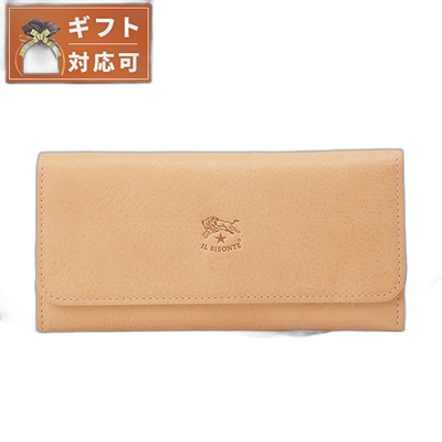 日本直邮IL BISONTE 长钱包 SCW009-PV0005-NA106B 男士女士自然