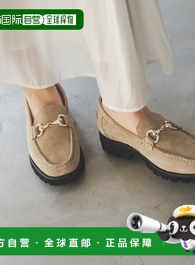 1h可退 日本直邮ARTESANOS 女士 柔软贝ージュ色 斯韦德革乐福鞋