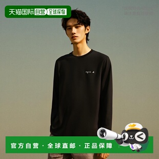 1h可退 日本直邮agnes b. 男士长袖T恤 ECD8K330000潮流穿搭时尚