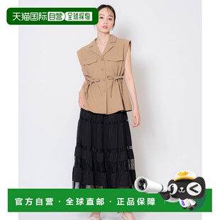 1h可退 日本直邮Noela女装秋季蕾丝拼接半身裙宽松日常款 5552072