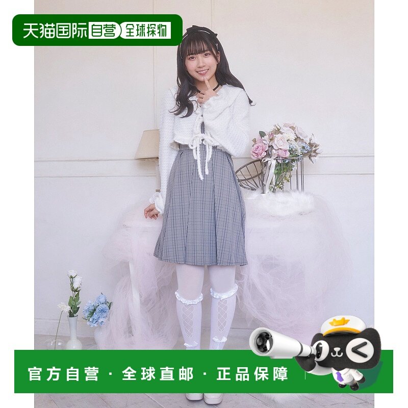 1h可退 日本直邮Honey Cinnamon 女士带蝴蝶结的方形连衣裙套装 H