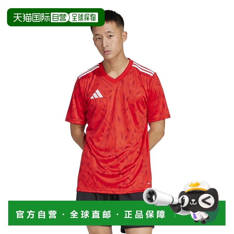 日本直邮adidas-阿迪达斯男子足球/五人短袖衬衫团队图标25泽西岛
