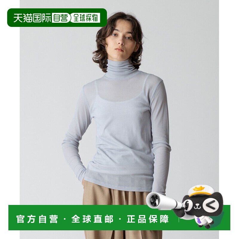 1h可退 日本直邮allureville 女士半透明高领长袖套头衫 20242015