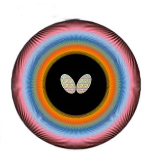 日本直邮Butterfly Tenergy 05硬玉乒乓球胶皮 黑/红 BF-06030