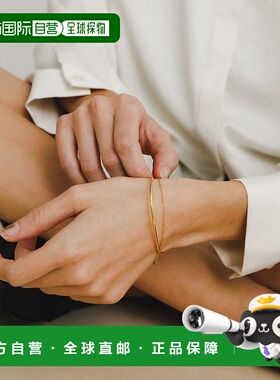 1h可退 日本直邮decor 女士 链条设计 银镀金 手链式手镯 UR462ND