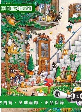 【日本直邮】500306 睡猫 吉冈秀树作品 500 片 53 x 38 厘米拼图