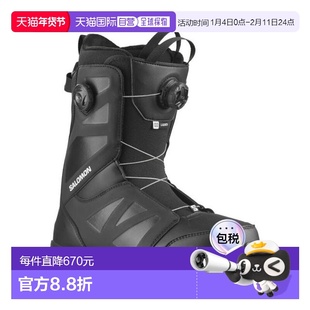 日本直邮SALOMON 男士 LAUNCH BOA SJ 23 - 24款滑雪板靴 黑色 [L