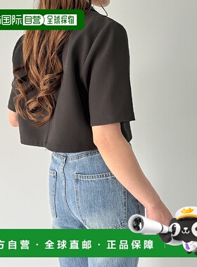 日本直邮JUNOAH 半袖短款修身夹克 JU5602EW05808 夹克