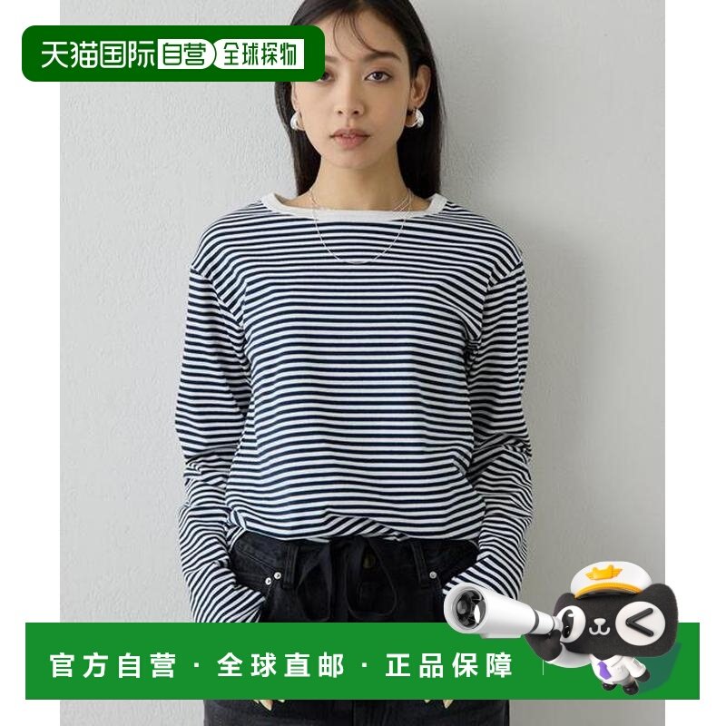 日本直邮官方授权 Whim Gazette 【THE PAUSE】条纹长袖T恤,女装/女士精品,T恤,淘宝优惠券,粉丝福利购,淘宝优惠卷