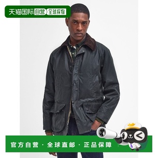 1h可退 日本直邮Barbour 男女同款 常规版型蜡棉外套 双拉链设计
