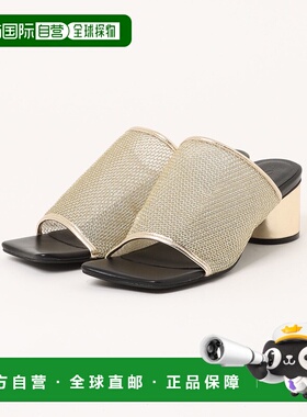 1h可退 日本直邮AZUL BY MOUSSY 女士金属网状凉鞋 250ISP55251C