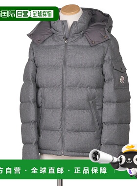 日本直邮MONCLER KID'S BOY'S JUNIOR MONTGENEVRE 连帽羊毛羽绒/