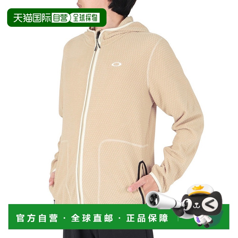日潮跑腿oakley欧克利（男式）抓绒连帽衫 C-10844079801上衣拉链