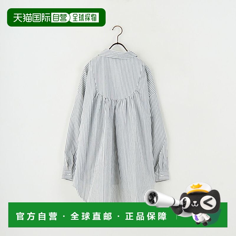 1h可退 日本直邮Jf Ready Made 女士全棉混纺长袖后背褶皱衬衫 42