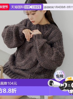 1h可退 日本直邮官方授权 Chico 宽松大廓形麻花针织迷你连衣裙