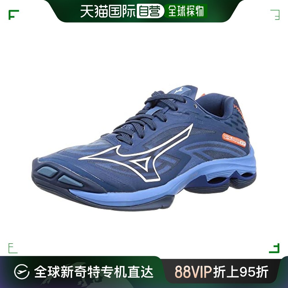 【日本直邮】Mizuno美津浓排球鞋Z7 26.5cm深蓝/白/蓝 2E V1GA2