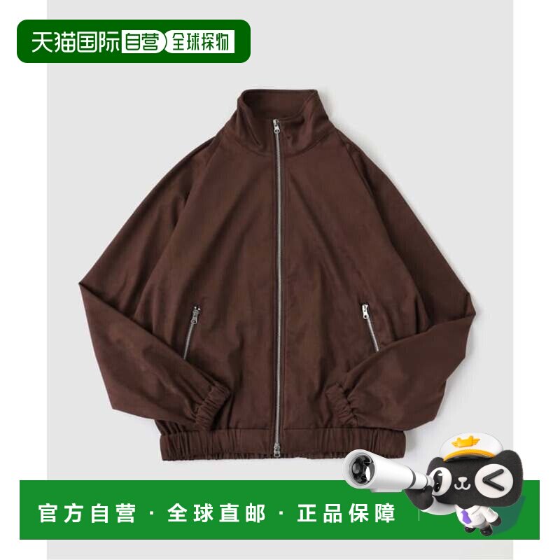 日本直邮B.C STOCK OSKR 定制仿麂皮运动上衣 夹克外套棕色休闲风