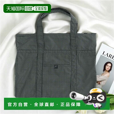 1h可退 日本直邮CAYL男女同款网格纹轻量耐磨托特包 CBA088