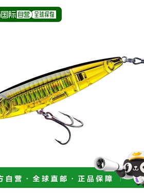 【日本直邮】YO-ZURI 3D 近海顶敲铅笔诱饵 100 毫米 金色/黑色