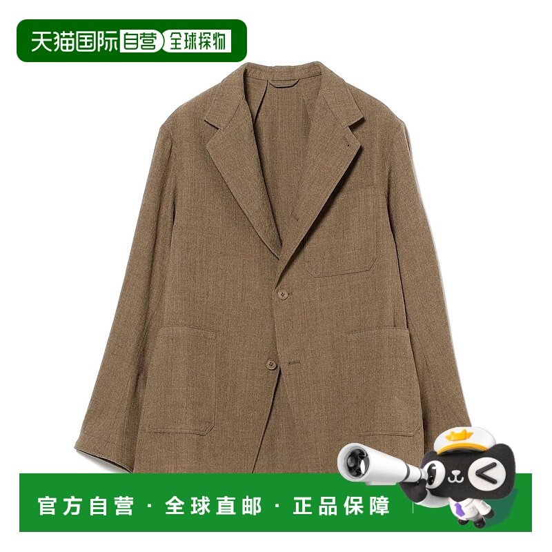 1h可退 日本直邮Kaptain Sunshine 男装 羊毛质感方正夹克 三贴袋