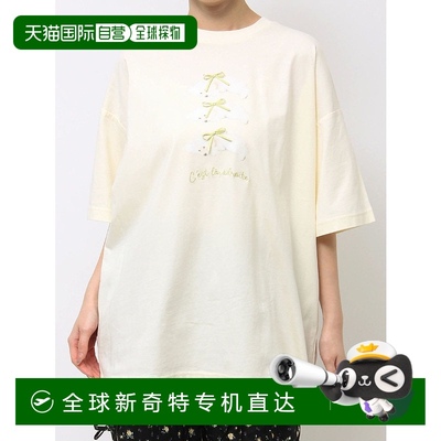 1h可退 日本直邮merry jenny 女士慵懒狗狗图案T恤 282522700701