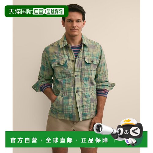 日本直邮BROOKS BROTHERS 男士 棉质马德拉斯拼接【付后1h可退】