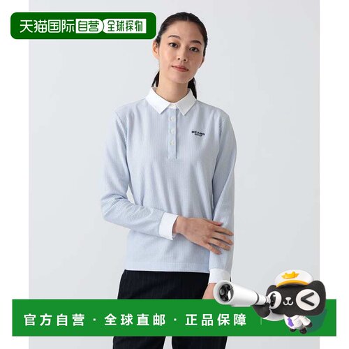 日本直邮BEAMS GOLF PURPLE LABEL 女士 长袖立领 Polo 衫（撞色