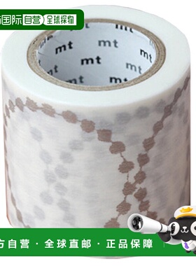 【日本直邮】鸭井Kamoi纸胶带mt×mina perhonen 手鼓/银色 48mm1