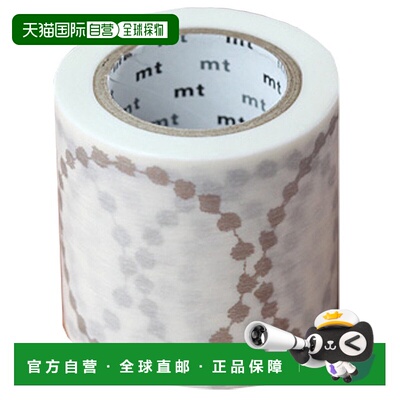 【日本直邮】鸭井Kamoi纸胶带mt×mina perhonen 手鼓/银色 48mm1