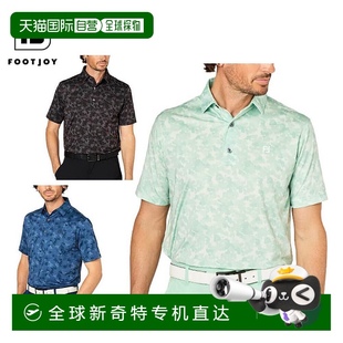 Polo 高尔 男士 S24 日本直邮FootJoy S25 衫 流行迷彩印花短袖