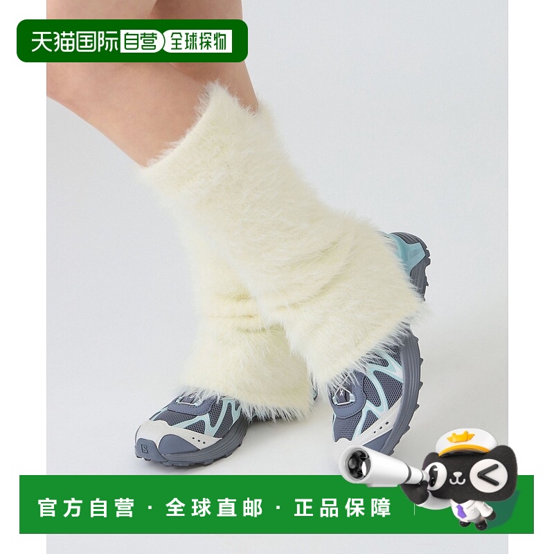 1h可退 日本直邮Ray BEAMS 女装 仿毛绒 腿部保暖套 设计感蓬松造