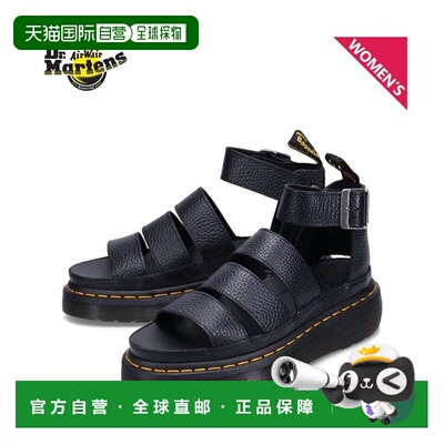 日本直邮CLARISSA 2 QUAD 凉鞋 黑色 厚底 24476001罗马鞋