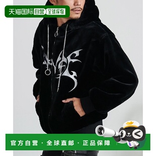 毛绒卫衣 日本直邮SILVER 刺绣拉链长袖 男女同款 200132 BULLET