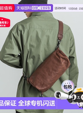 日本直邮Rocky Monroe 男士马皮单肩包 本革斜挎包 日本制造 [But