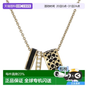 百搭女士項(xiàng)鏈C9446新款 日本直郵 COACH蔻馳時尚 經(jīng)典