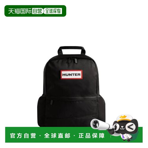 日本直邮HUNTER 原创系列 UBB5028KBM 尼龙小型双肩背包 黑色 37x