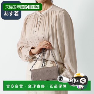 日本直邮Maison Margiela“4-Stitch Chain Wallet”皮革双折长款