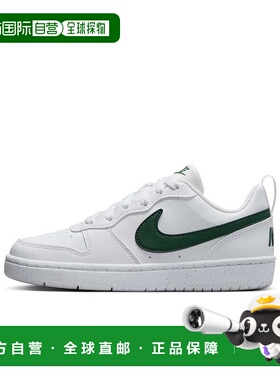 日本直邮Nike Court Borough Low运动鞋 Recraft GS 白色/毛皮 nj
