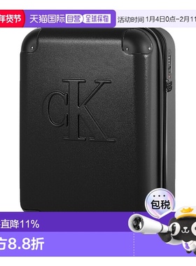 日本直邮Calvin KleinCK正品手提箱黑色男女通用经典大牌简约风时