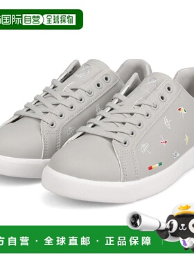 日本直邮Arnold Palmer 女士运动鞋低帮全身图案可爱时尚白色运动