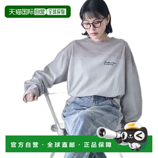 1h可退 日本直邮【forksy.】喷涂加工标志刺绣大号短袖T恤长袖