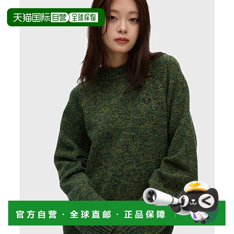 1h可退 日本直邮FRED PERRY 女士 扭花纹理 高领针织衫 K1133