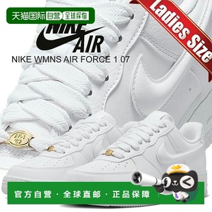 HF2014 日本直邮耐克女子空军一号运动休闲鞋 黑色 白色