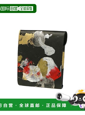 日本直邮Shosa 钱包手绘短款 2.0 折叠钱包短款钱包男士女士薄款